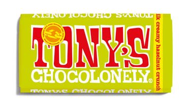 Tony's Chocolonely Milk Creamy Hazelnut Crunch 180g x 15
