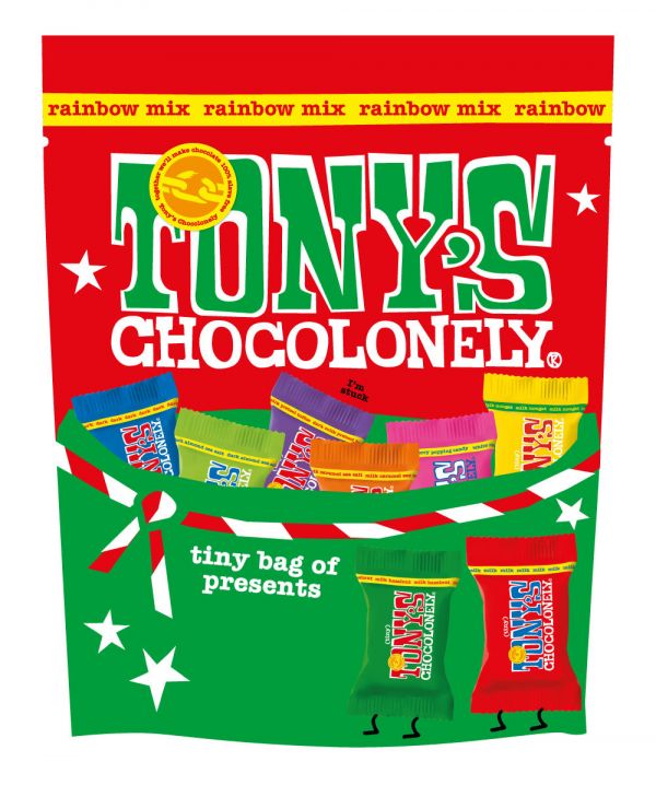 Tony's Chocolonely Christmas Mixed Pouch 135g x 6