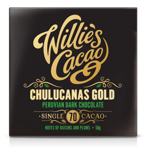 CHULUCANAS GOLD 70 Peruvian Dark Chocolate, notes of raisins and plums 50g x 12