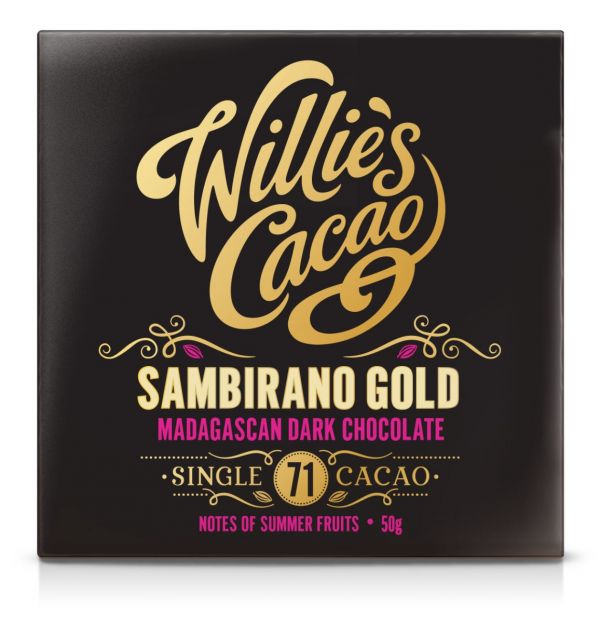 SAMBIRANO GOLD 71, Madagascan Dark Chocolate, notes of summer fruits 50g x 12