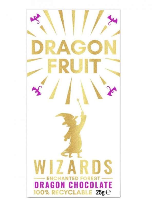 Wizard Kids Dragonfruit Chocolate Bar 25g x 12