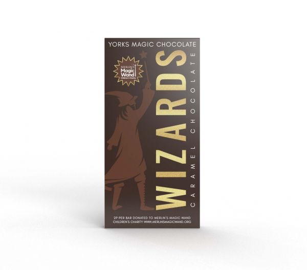 Wizards York Magic Caramel Chocolate Bar 55g x 12