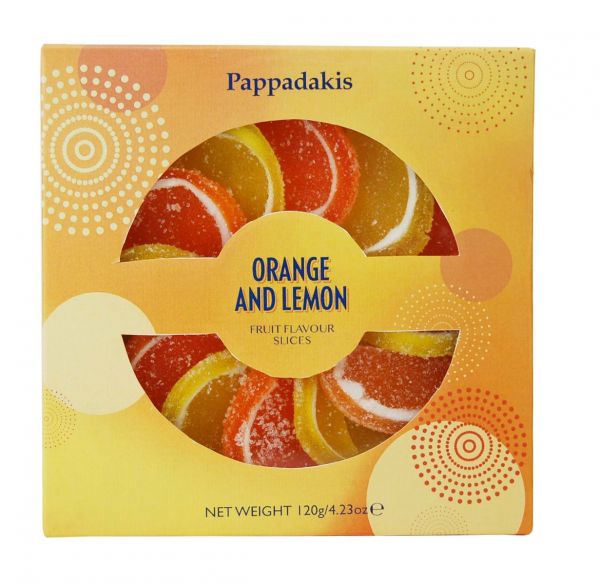 Pappadakis Orange & Lemon Slices 120g x 12