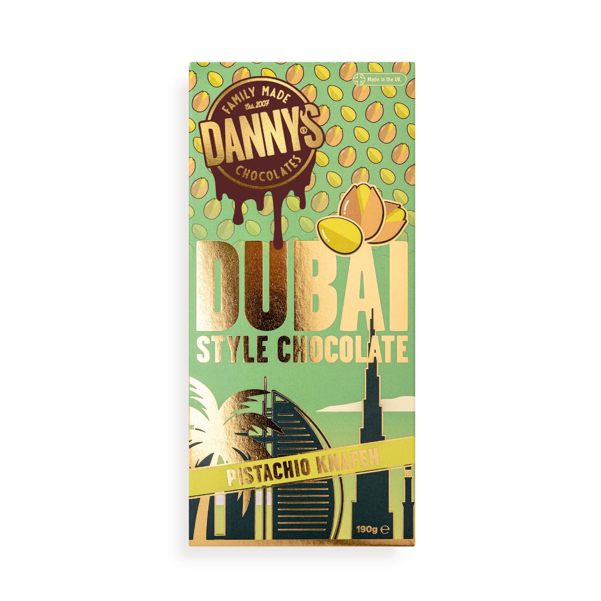 Pistachio Dubai Bar 190g x 10