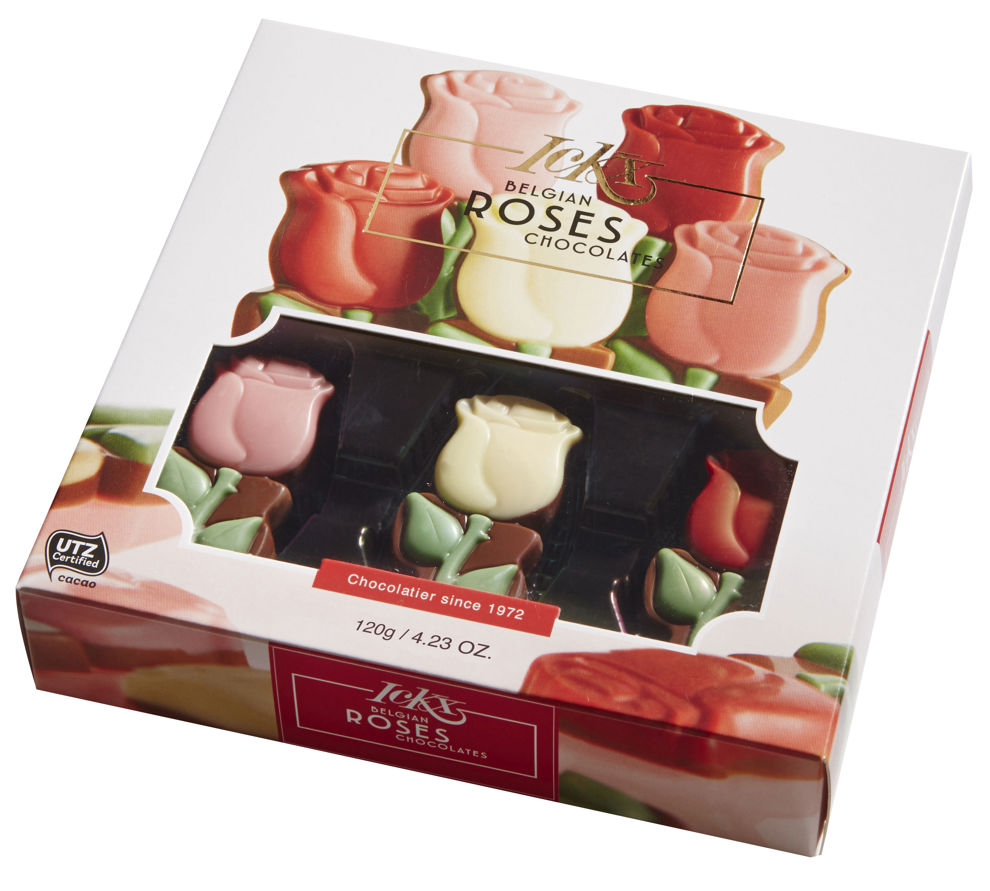 Box of Romantic Roses 120g x 16