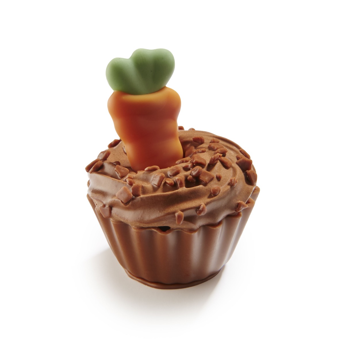 Carrot Cupcake (crispy choc crème)  (19.4g +/- 59pc) 1.15Kg