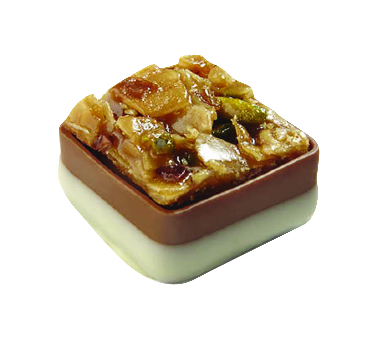 Florentine - Almond Praline Topped with Pistachio / Almond Florentine x 1kg (Approx 51pc)