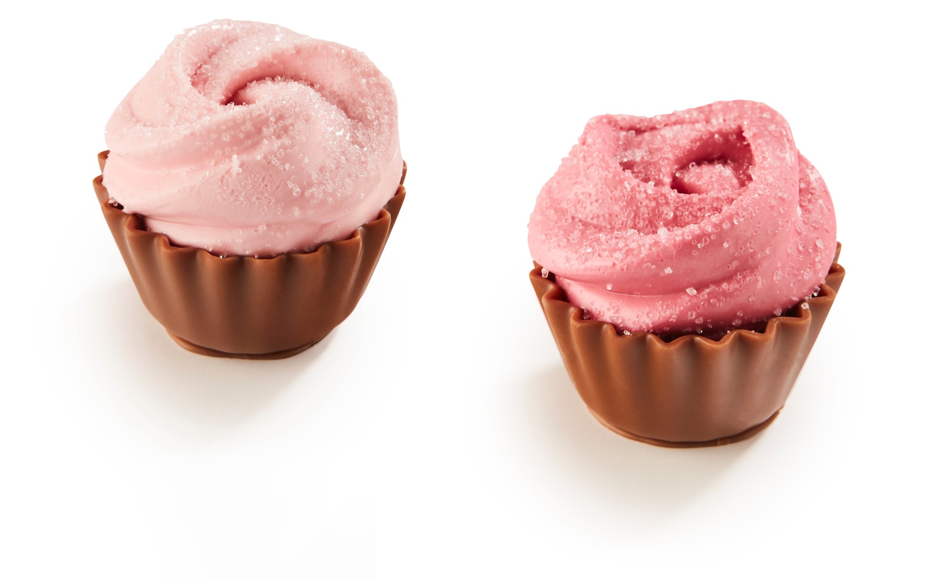 Sugar Rose Cupcakes Mixed double pink/salted caramel filling x 1.93kg (22g +/-88 pcs)