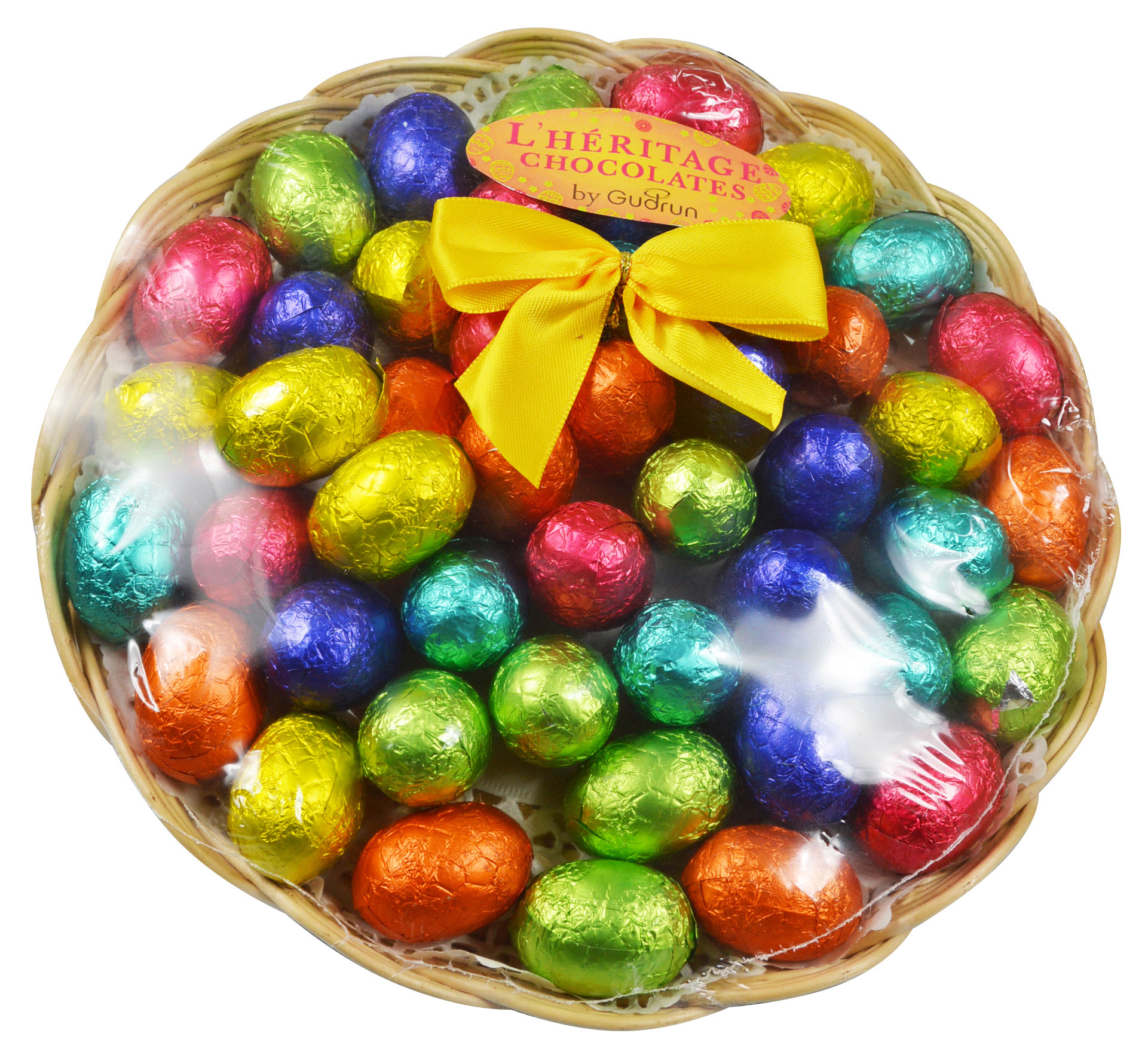 Basket of Assorted Easter Eggs 500g x 4