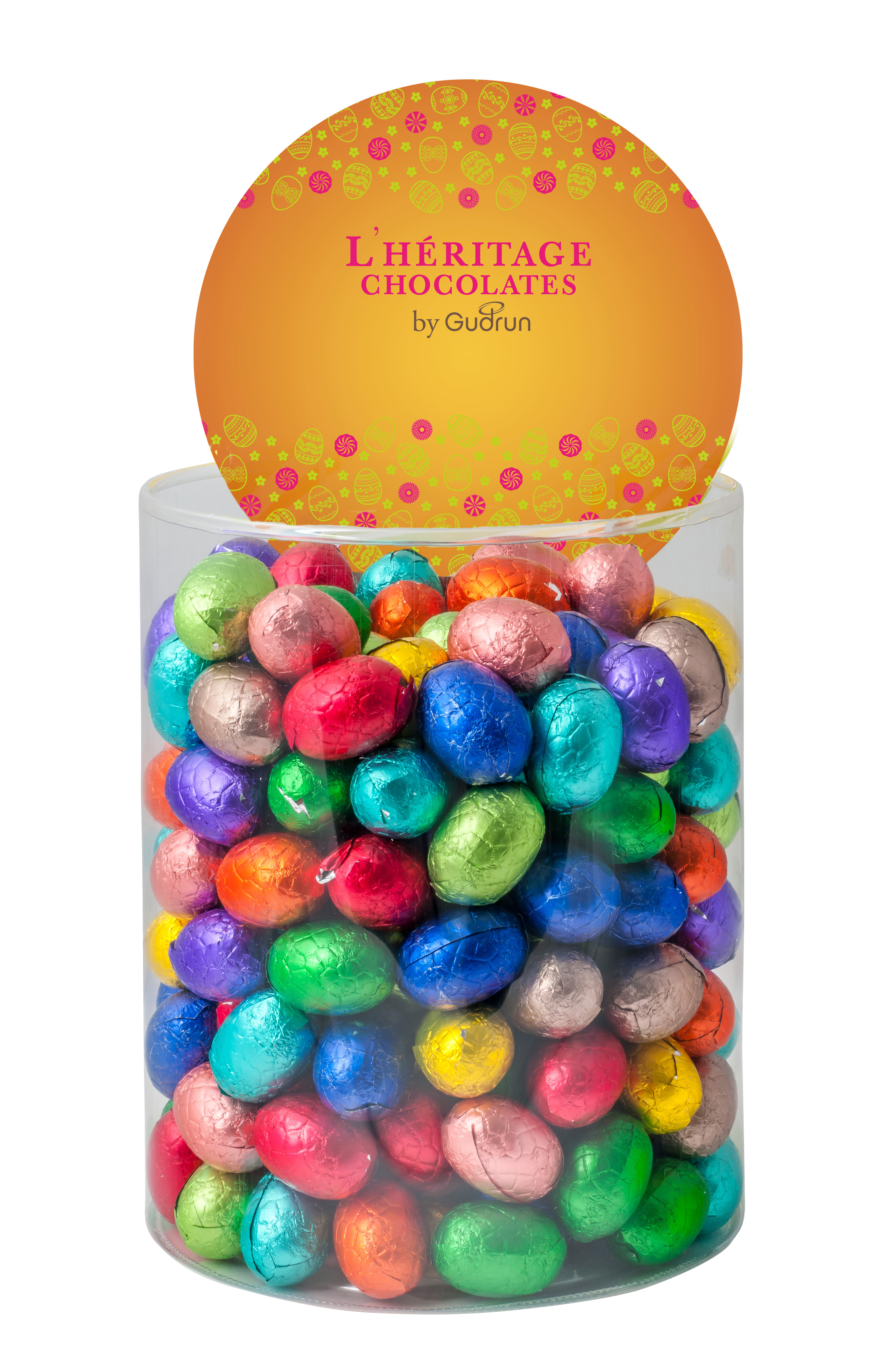 Tub of Assorted Chocolate Foiled Mini Eggs x 2kg