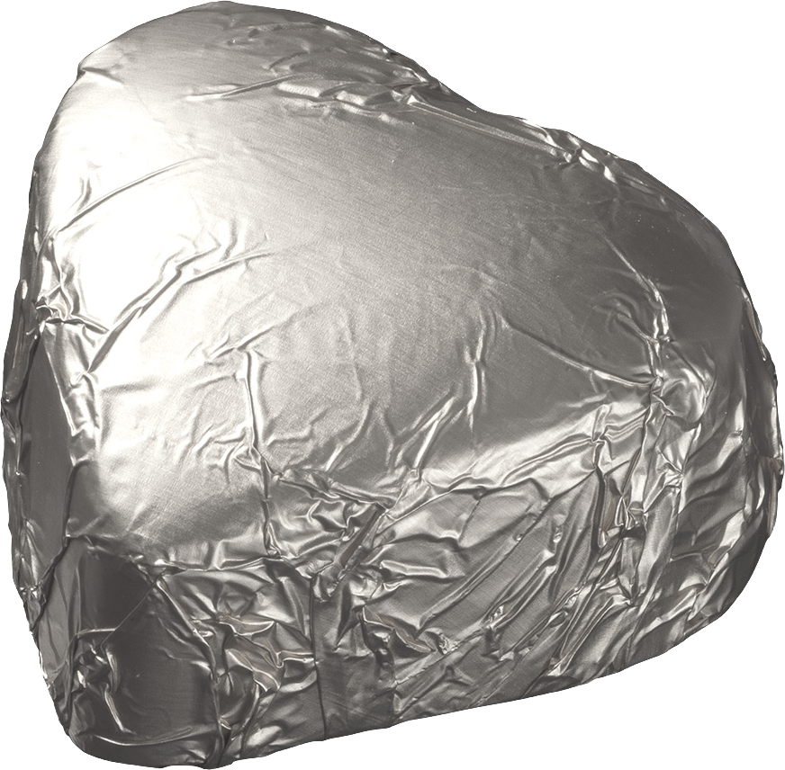 Juliet Silver Heart - Milk Chocolate with Truffle Filling  x 2kg (Approx 152pc)