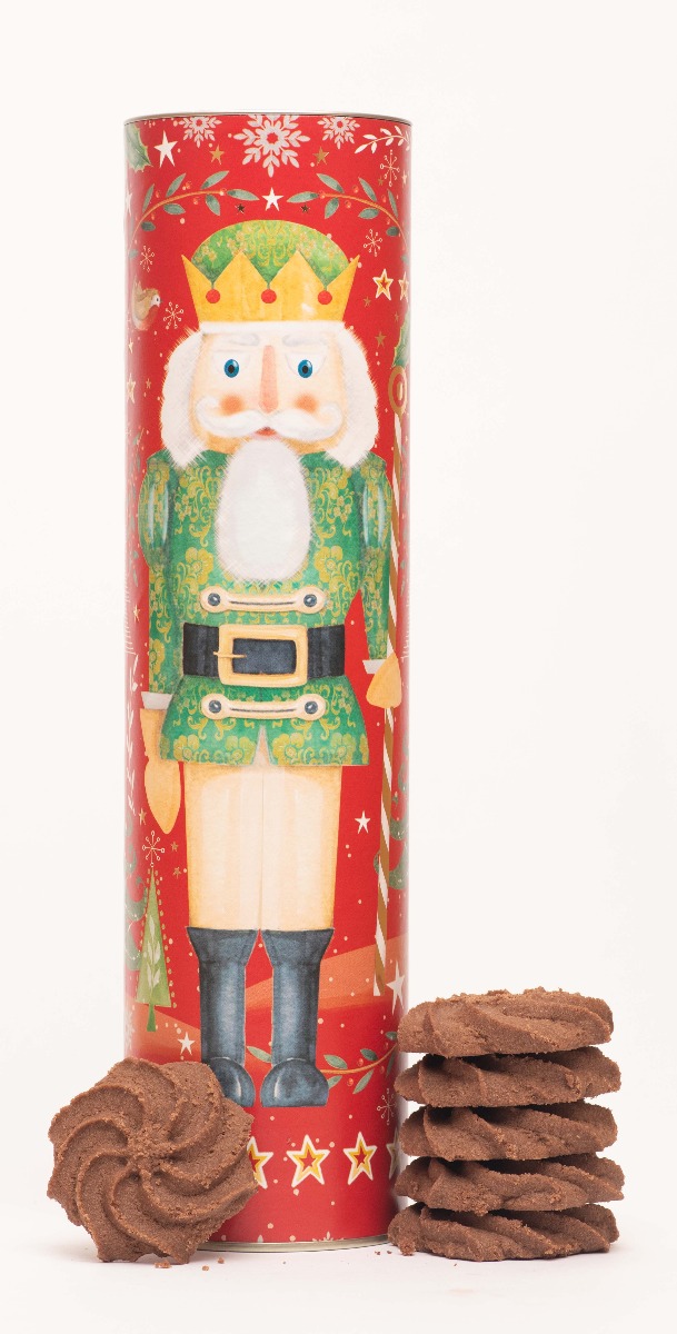 Nutcracker Chocolate Whirl Tube 300g x 12