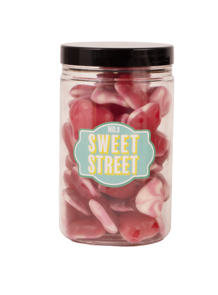 No.3 Sweet Street - Strawberry & Cream Hearts Jar 240g x 6