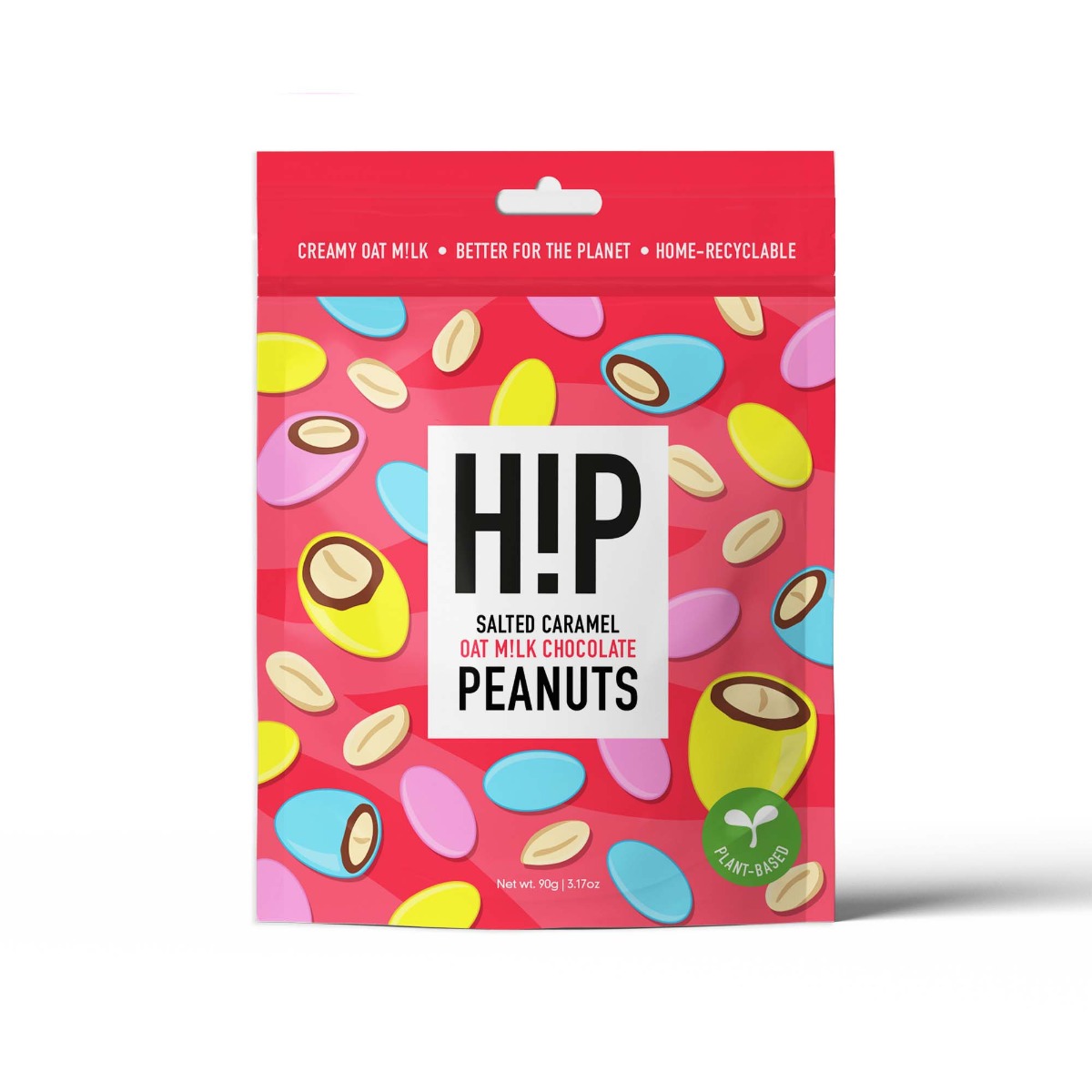 H!P Salted Caramel Peanuts 90g x 8