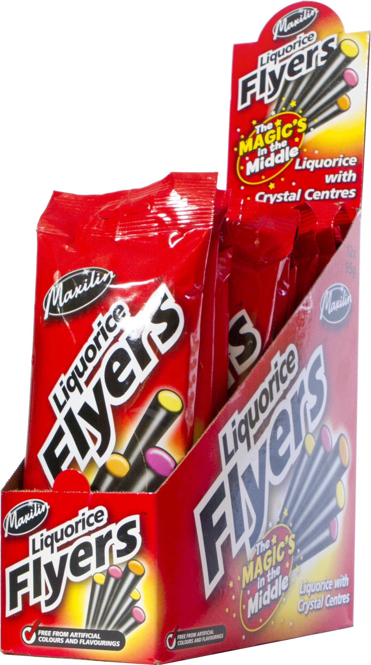  Liquorice Flyers 90g x 12
