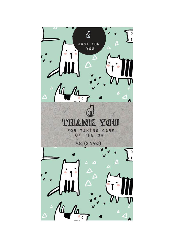 Thanks For Looking After The Cat Milk Chocolate Bar  70g x 20