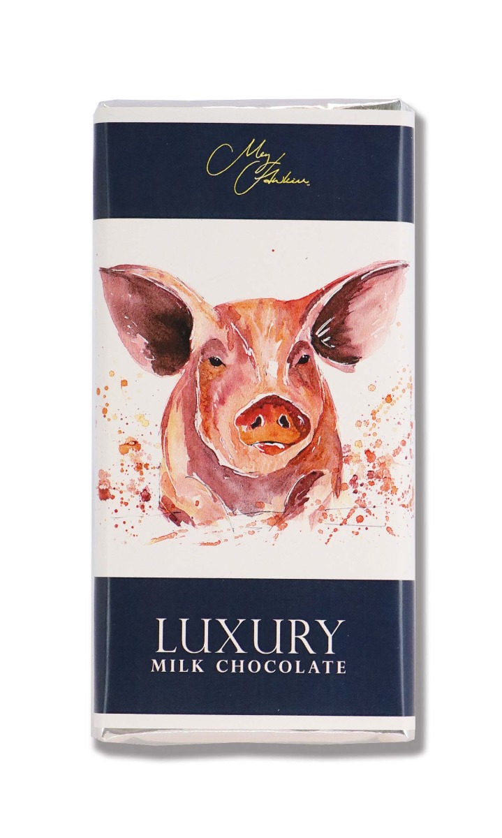 Meg Hawkins Pig Milk Chocolate Bar 85g x 20
