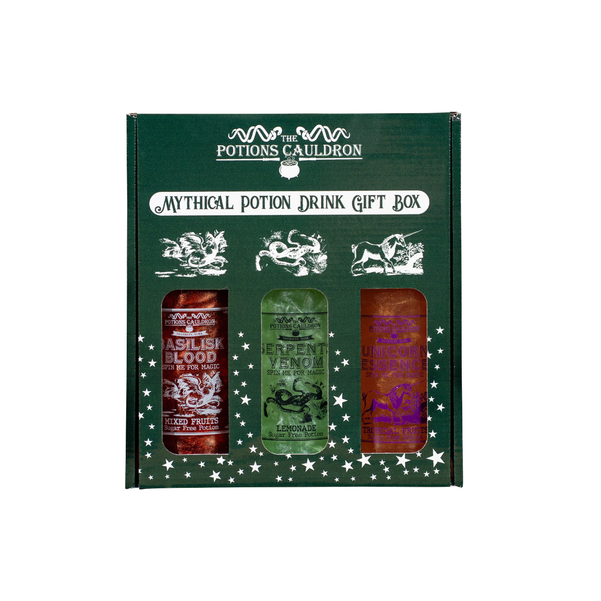 Mythical Set Gift Pack Containing (1xBasilisk Blood x 1xUnicorn Essence x 1xSerpents Venom) 990ml x