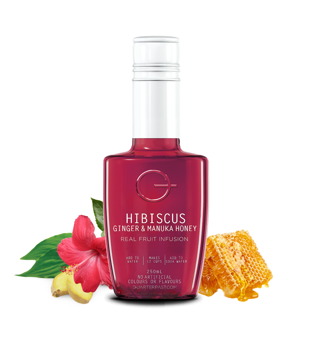 Hibiscus Ginger & Manuka Honey Real Fruit Infusion 250ml x 8