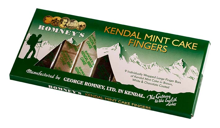 Romneys Mint Cake Fingers 250g x 12