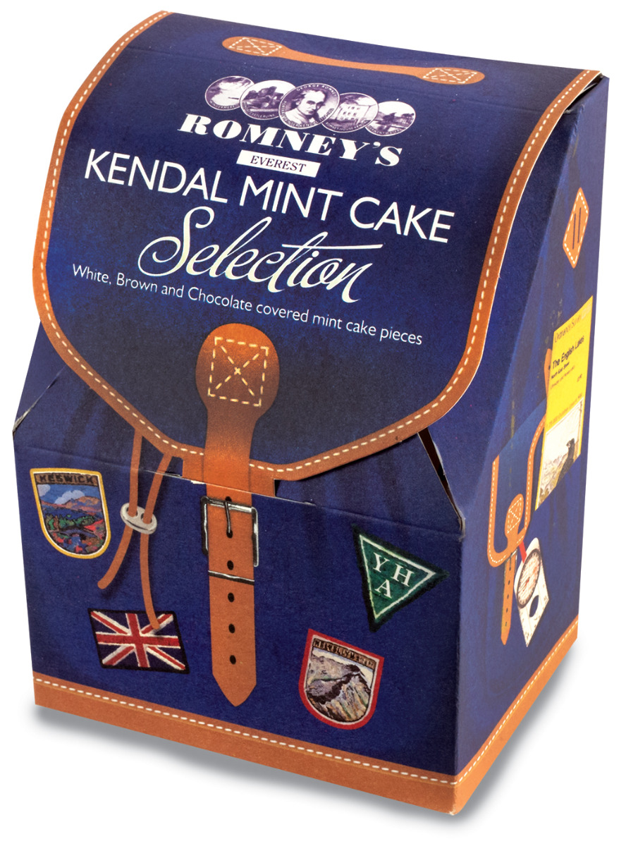 Romneys Mint Cake Rucksack 300g x 8