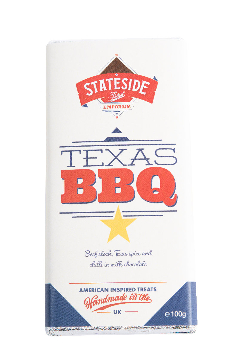 Texas BBQ Milk Chocolate Bar 90g x 12