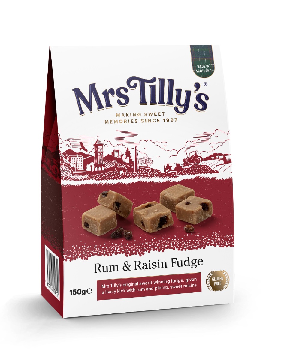 Rum and Raisin Fudge 150g x 6