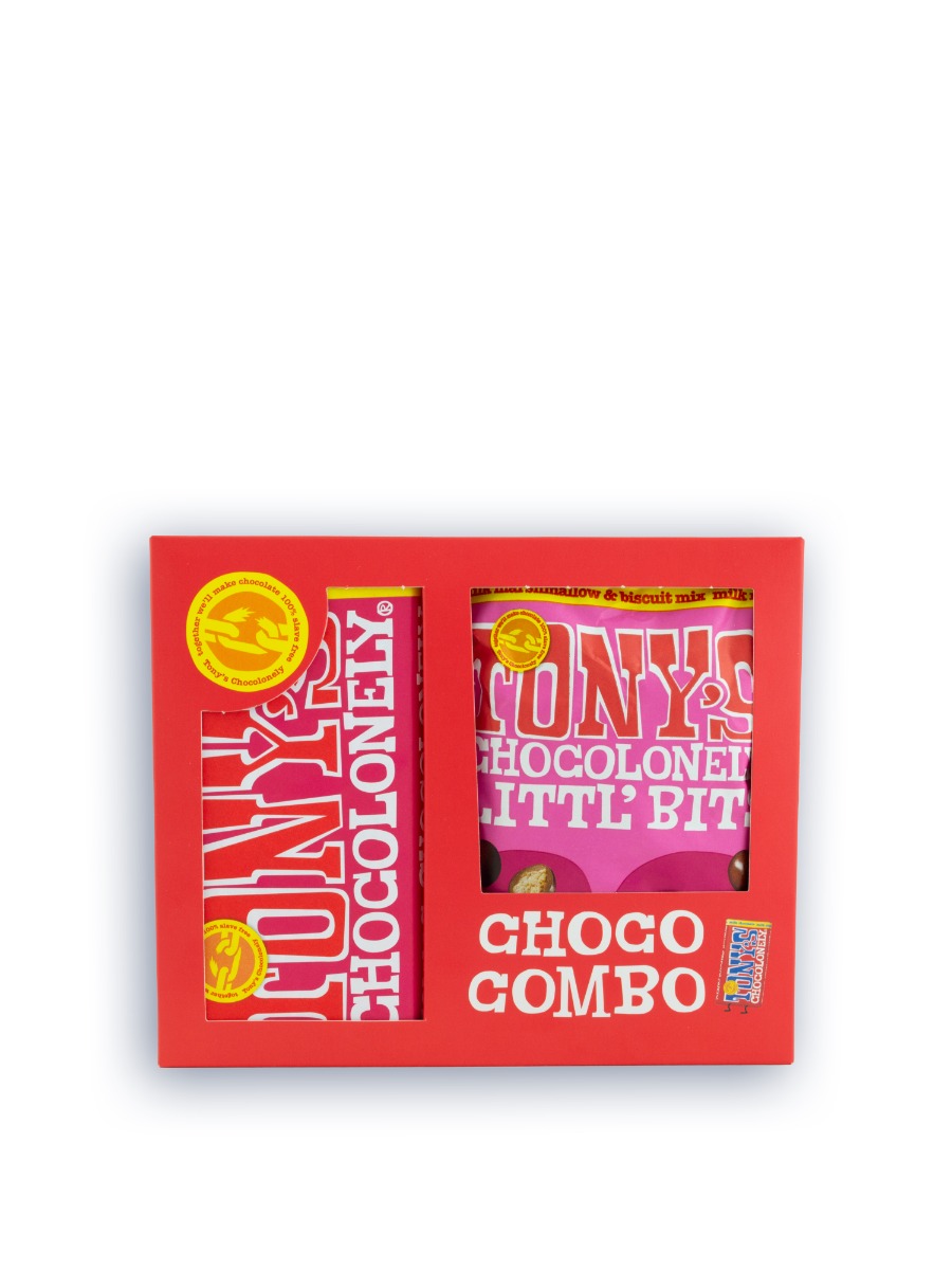Tony's Choco Combo Giftpack - Littl' Bits Marshmallow & Biscuit Mix and Milk Caramel Biscuit Bar 280