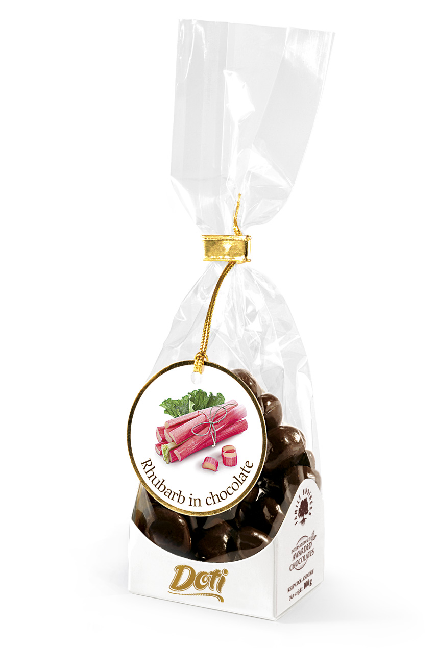 Rhubarb in Chocolate 100g x 8