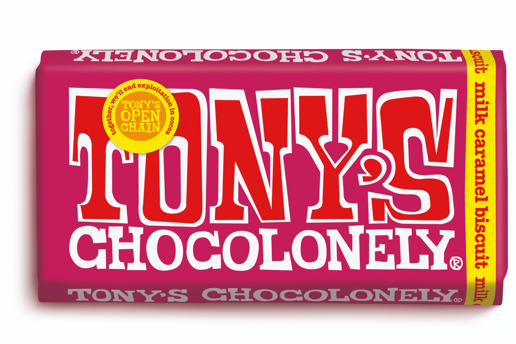 Tony's Chocolonely Milk Caramel Biscuit 180g x 15