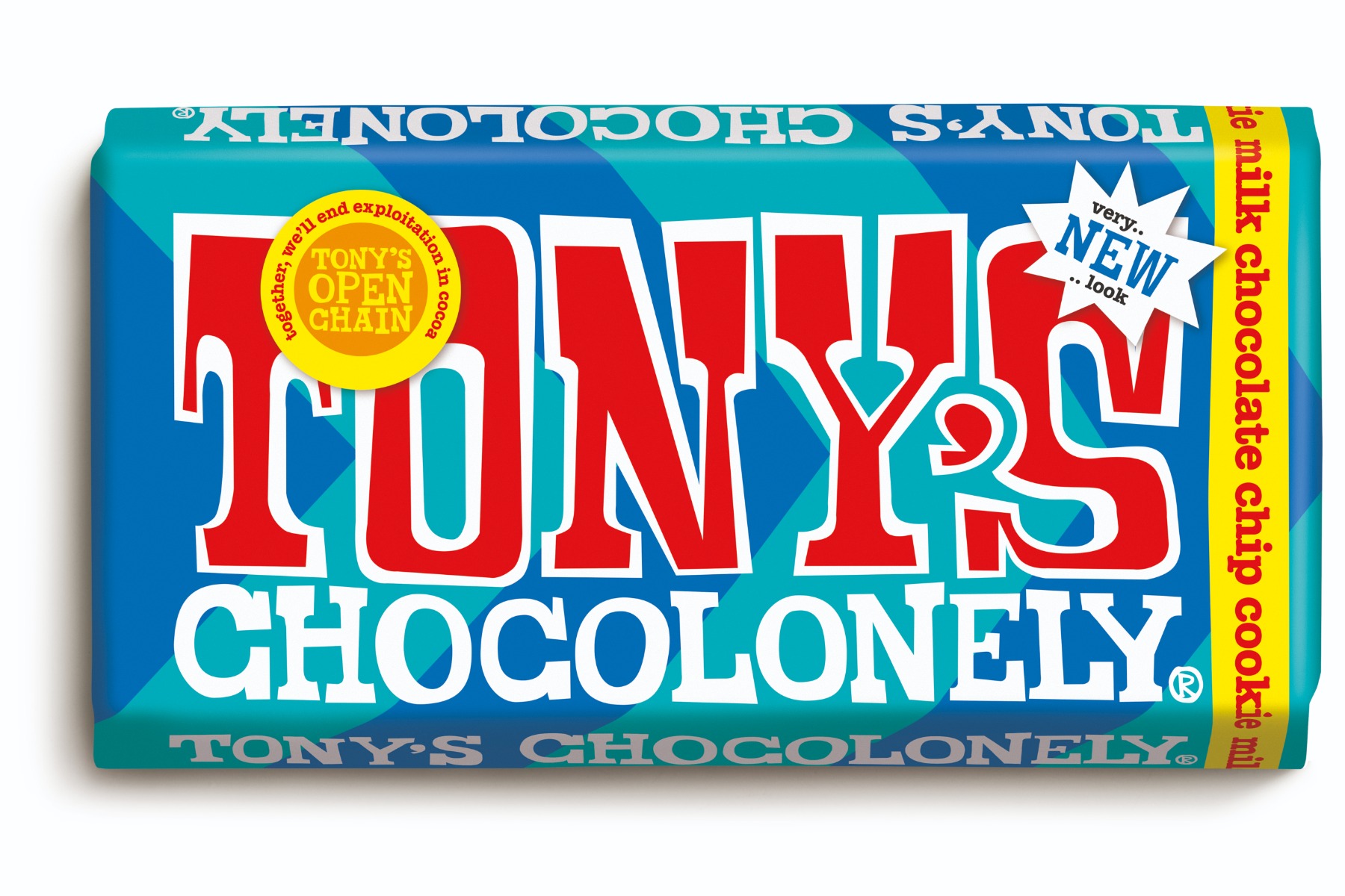 Tony's Chocolonely Milk Chocolate Chip Cookie 180g x 15