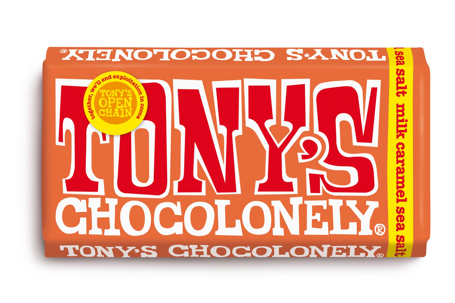 Milk Chocolate Caramel and Sea Salt 180g x 15 FAIRTRADE