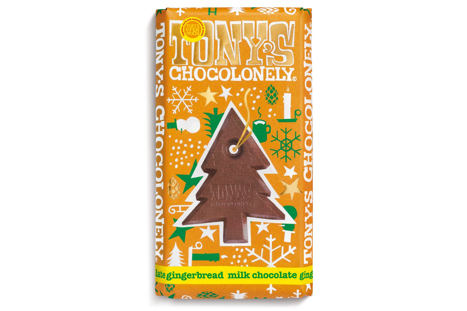 Milk Chocolate Gingerbread 180g x 15