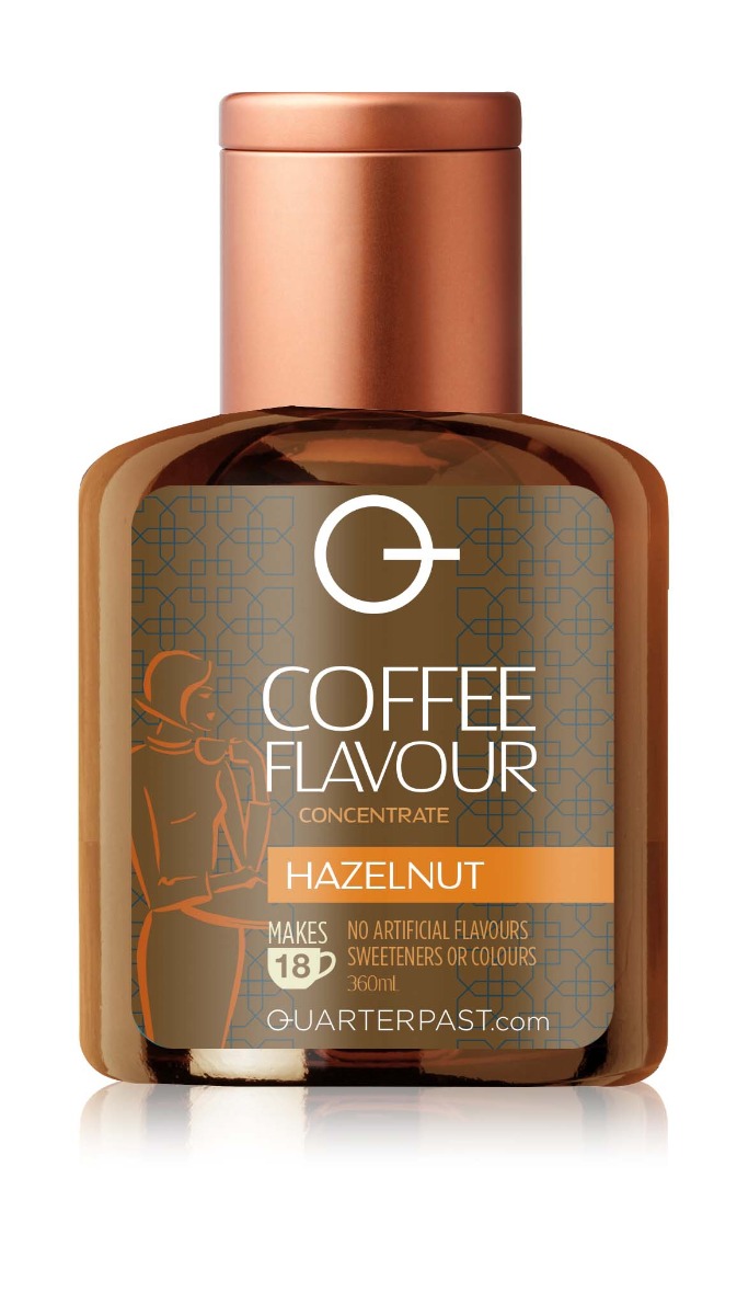 Hazelnut Syrup for Coffee  360ml x 4 Zero VAT