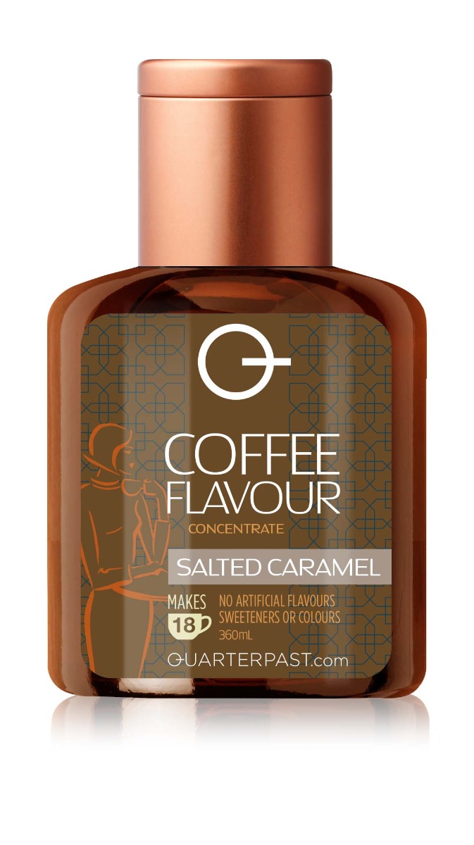 Salted Caramel Syrup for Coffee  360ml x 4 Zero VAT